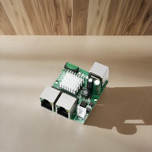 OEM สวิตช์อีเทอร์เน็ตกิกะบิต3พอร์ตโมดูลตัวแยกเครือข่าย PCB ที่ไม่ได้มาตรฐาน
