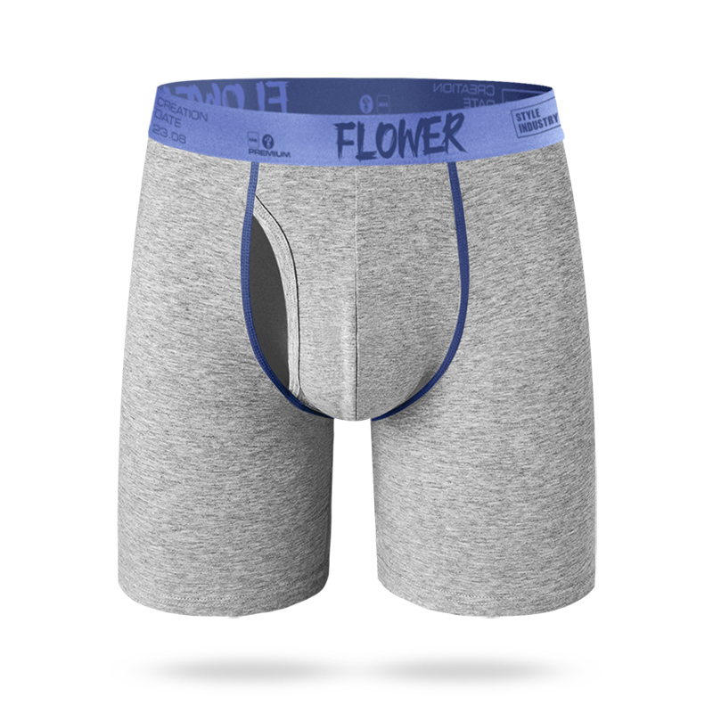 Grey+ Blue Waistband