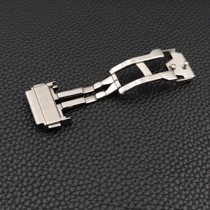 制造商高端定制橡胶皮革潜水表带展开扣 - Product Image 4