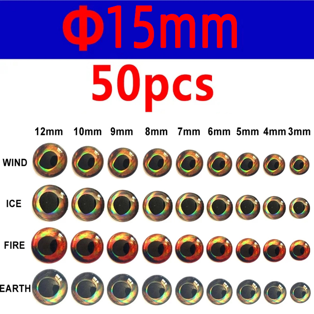 15mm 50 pcs/sac