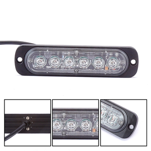 ไฟเตือนแอลอีดี1W 3W เตือนการจราจรไฟกระพริบ LED รถบรรทุกฉุกเฉินรถยนต์6 LED - Product Image 6