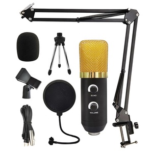 USB and 3.5mm Plug Condenser Studio Computer <strong>Microphone</strong> with ECHO Gain Knob for Phone MIC Live Streaming Recording <strong>Microphone</strong> - Product Image 4