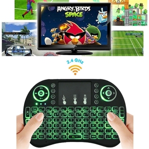 Mut-languages i8 Mini Air Mouse tastiera retroilluminata Wireless con Touchpad per Android TV Box Smart TV PC Tablet Xbox360 - Product Image 6