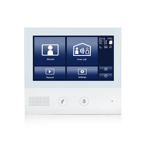 7 Inch Capacitive <strong>Touch</strong> Screen KNX Monitor <strong>with</strong> <strong>Touch</strong> Sensor <strong>Buttons</strong> Video Door Phone <strong>Intercom</strong> <strong>System</strong> for Apartments - Product Image 1