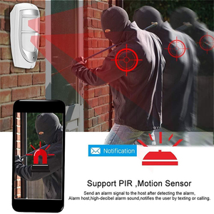 Sensor PIR dual Detector de movimiento con cable ABS impermeable para sistema de alarma antirrobo para el hogar para uso residencial comercial al aire libre - Product Image 3