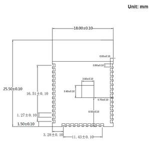 ESP32-SOLO-1C para ESP32-S0WD single core chip de codificación de la voz Flujo de audio y MP3 decodificación - Product Image 6