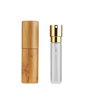 10ml 20ml bơm lại xoắn lên nước hoa phun với vỏ tre - Product Image 1