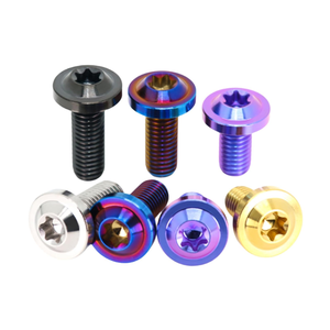 Wangyi Tùy Chỉnh Gr5 M8 Titan Bu Lông Setm6 M5 M10 Baut Titan Hình Lục Giác Torx Mặt Bích Đầu Vít Cho Xe Máy Xe Đạp - Product Image 1