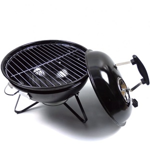 Nhà Máy Bán Hàng Trực Tiếp Cao Cấp Than Sắt & Thép Ngoài Trời <span class=keywords><strong>Mini</strong></span> Xách Tay Ấm Đun Nước BBQ Nướng Cho Cắm Trại 14 Inch - Product Image 2