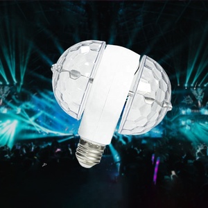 Luces LED Para fieparty AC100-265V dönen renkli LED parti olay tatil aydınlatma için parti ışığı Reflektorlu Disko Lamba - Product Image 1