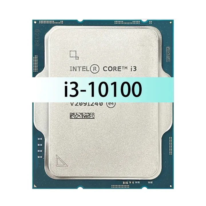 Para Intel Core I3 10100 3,6 1200 GHz 4-Core 8-Thread NUEVO procesador L2 = 1M L3 = 6m 65W LGA CPUs pero sin ventilador enfriador