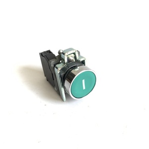 XB4-BA31511 1NO 22mmグリーンフラッシュスプリングリターンマーク押しボタンスイッチ - Product Image 1