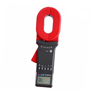 ETCR2000C+ เครื่องทดสอบความต้านทานกราวด์แบบแคลมป์ดิจิตอลมัลติฟังก์ชั่นสีดํา - Product Image 1