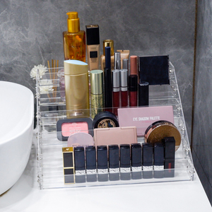 Bán buôn Tabletop 5 6 lớp rõ ràng <span class=keywords><strong>Acrylic</strong></span> mỹ phẩm đứng chủ trang điểm tổ chức <span class=keywords><strong>Acrylic</strong></span> sơn móng tay hiển thị đứng - Product Image 4