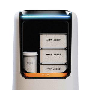 Automatic <strong>Robot</strong> Waiter Food Delivery <strong>Robot</strong> Automatic Driving Hotel Restaurant Coffee Shop Intelligent Service <strong>Robot</strong> Machine - Product Image 2