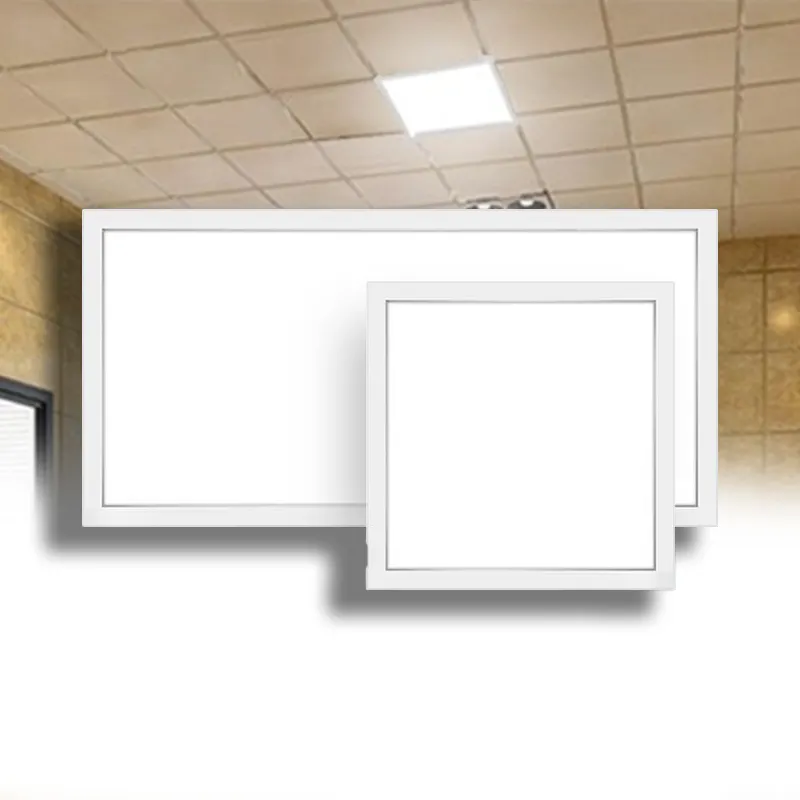 Led Panel Light 60x60 595x595 600x600 600x1200 Recessed Suspending Square Flat Led Panel Lighting 2x2 2x4 1x4 Modern for Office