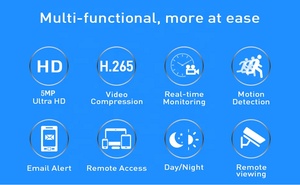 CCTV dijital güvenlik sistemi Video kaydedici IP kamera 4ch 8ch onvif XMEYE APP P2P full HD H.265 POE 48V 5mp NVR - Product Image 4