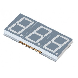0.56นิ้ว3หลัก SMD 7ส่วนจอแสดงผล Led Fnd Mini 0.56นิ้ว3หลัก