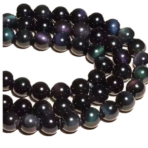 Natural AAA Rainbow Eye Obsidian Round Loose BeadsためDIY Jewelry Making Bracelet Necklace Earrings Factory Wholesale