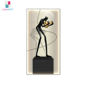 2024 thiết kế mới sang trọng 3D <span class=keywords><strong>LED</strong></span> tường nghệ thuật khung hình ảnh tường nghệ thuật cho trang trí - Product Image 3