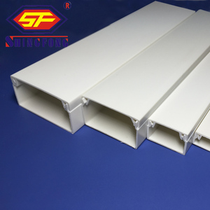 รางสายไฟพีวีซีขนาด100x60มม. รางสายพลาสติกโรงงานกวางโจว - Product Image 3