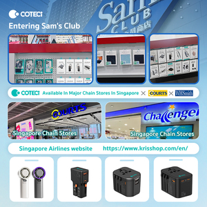 COTECi超薄便携式迷你无线RGB背光键盘USB 3.0静音办公充电新款平板电脑桌面圆顶 - Product Image 2
