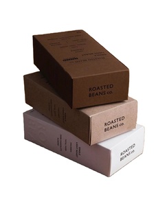 Gıda kozmetik yemeye hazır Kraft kağıt fermuar ambalaj kutusu bisküvi aperatifler klasör tipi damgalama kabartma kaplı kağıt - Product Image 5