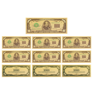 Custom US Faker Paper <strong>Banknotes</strong> Gold <strong>Banknote</strong> <strong>Dollars</strong> Bank Note Bills Non-currency Collectible Paper <strong>Banknotes</strong> for Souvenir - Product Image 4