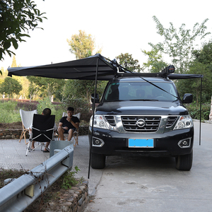 Araba açık 270 derece yan Foxwing tente Fan yan yarasa kanat tente