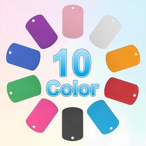 Sublimación personalizada Collar de etiqueta de identificación de mascotas para perros Gatos y mascotas Técnica de fundición de código QR personalizado - Product Image 6