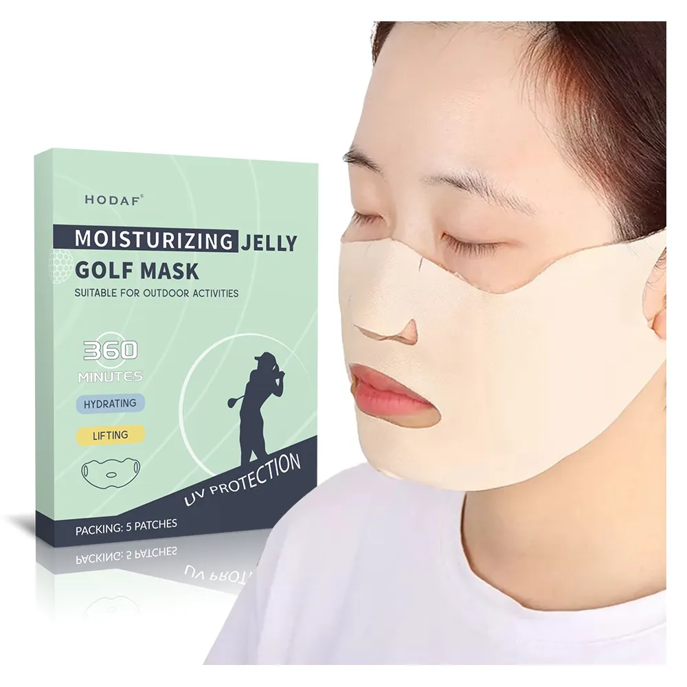 Maschera Gel per la cura della pelle con blocco UV coreano che raffredda, solleva, calma, lenitiva maschera di protezione solare sotto la maschera facciale della pelle
