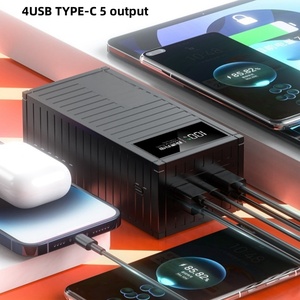 LED ekran ile Fast 80000 çıkışı hızlı TYPE-C ile şarj hazinesi mah süper yüksek kapasiteli taşınabilir şarj - Product Image 4