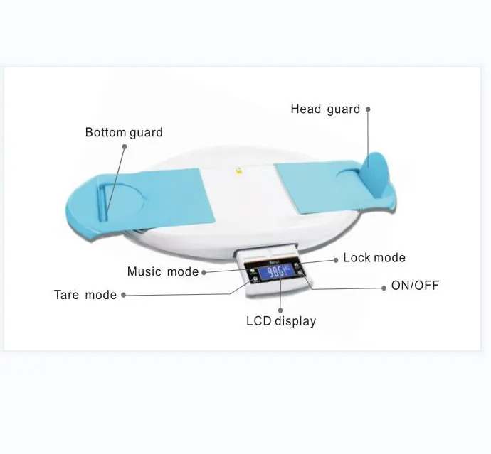 LCD display length and weight measuring 30kg Weight Electronic Weighing Digital Baby Scale infant weighing scale cheap price