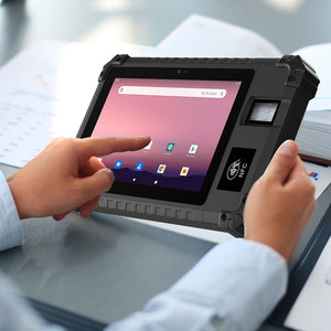 8 inch màn hình cảm ứng sinh trắc học kiểm soát truy cập hệ thống thiết bị đầu cuối nhận dạng vân tay máy - Product Image 4