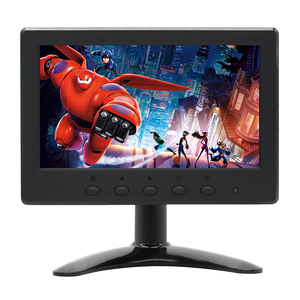 Nuevo MODELO DE Monitor LED CCTV de 7 pulgadas con compatibilidad HDMI PC Altavoz incorporado para uso en escritorio - Product Image 2