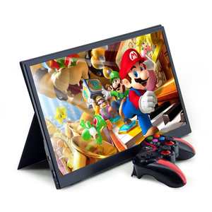 Monitor de ordenador pantalla LCD 15,6 pulgadas 4K de Monitor portátil para Xbox Ps4 interruptor de la PC del teléfono celular portátil