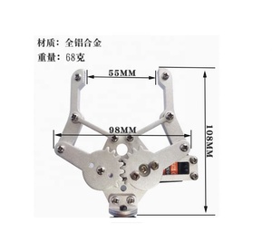 6-degree-of-freedom 3D <strong>Rotating</strong> Robotic Arm <strong>Servo</strong> <strong>Robot</strong> Intelligent Car Accessories Microcontroller - Product Image 1