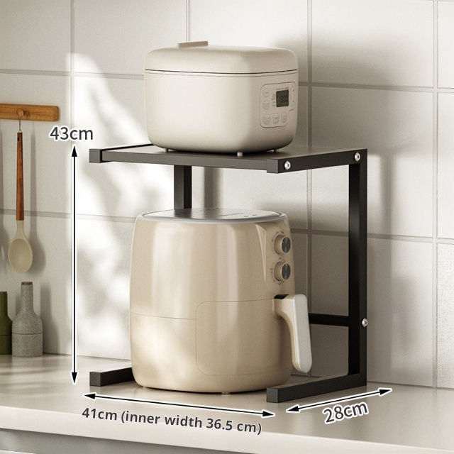 Tube carré petit Noir