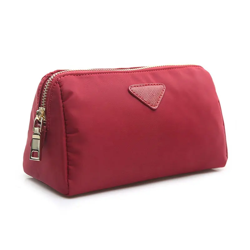 Yase bolsa de cosméticos de nylon triangular, impermeável, saco pequeno, bonito, para armazenamento do sol