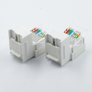 网络Cat6 Cat6a Utp Rj45连接梯形模块化插孔 - Product Image 1