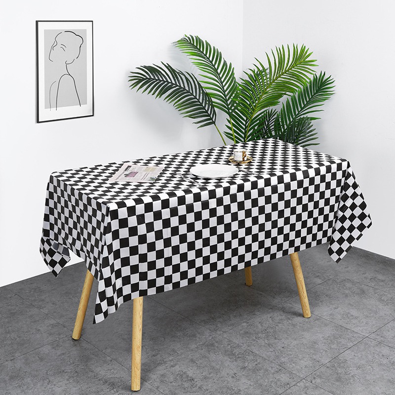 Motif à carreaux noir et blanc