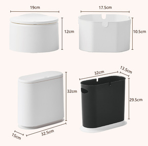 <strong>2025</strong> <strong>New</strong> Press Garbage <strong>Bin</strong> with High Appearance and Large Capacity, Home Cartoon with Cover Creative Sanitary <strong>Bin</strong> - Product Image 6
