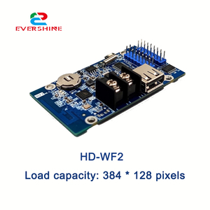 Hd-WF4 wf2 wf1 màu sắc mới nhất rực rỡ LED hiển thị huidu điều khiển điện thoại di động wifi không dây liên kết nhận được thẻ - Product Image 3