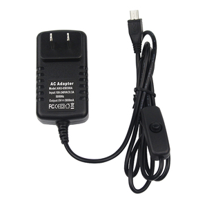 Raspberry Pi 3 Modell B Netzteil adapter 5V 3A Schalter taste Micro-USB-Ladegerät Nvidia Jetson Nano EU Education Maker Boards