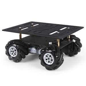 4WD умный робот автомобиль шасси двигателя с 4 двигателями Набор для отслеживания автомобиля паровой обучающий инструмент - Product Image 1