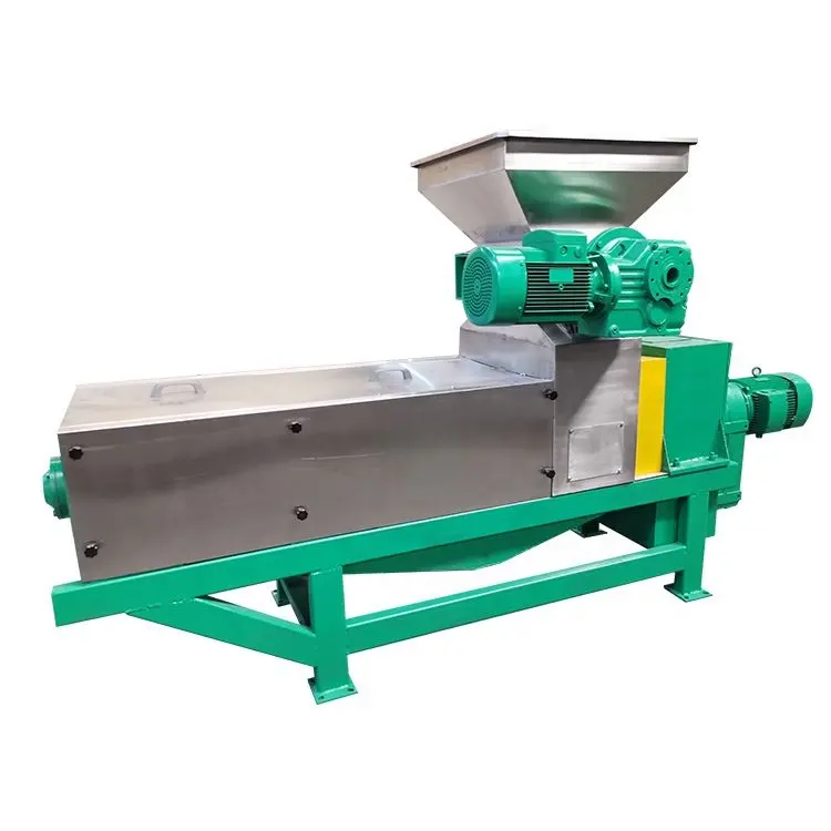 10T/H High efficiency Vegetable market garbage screw press dewatering equipment Kitchen waste dehydrator