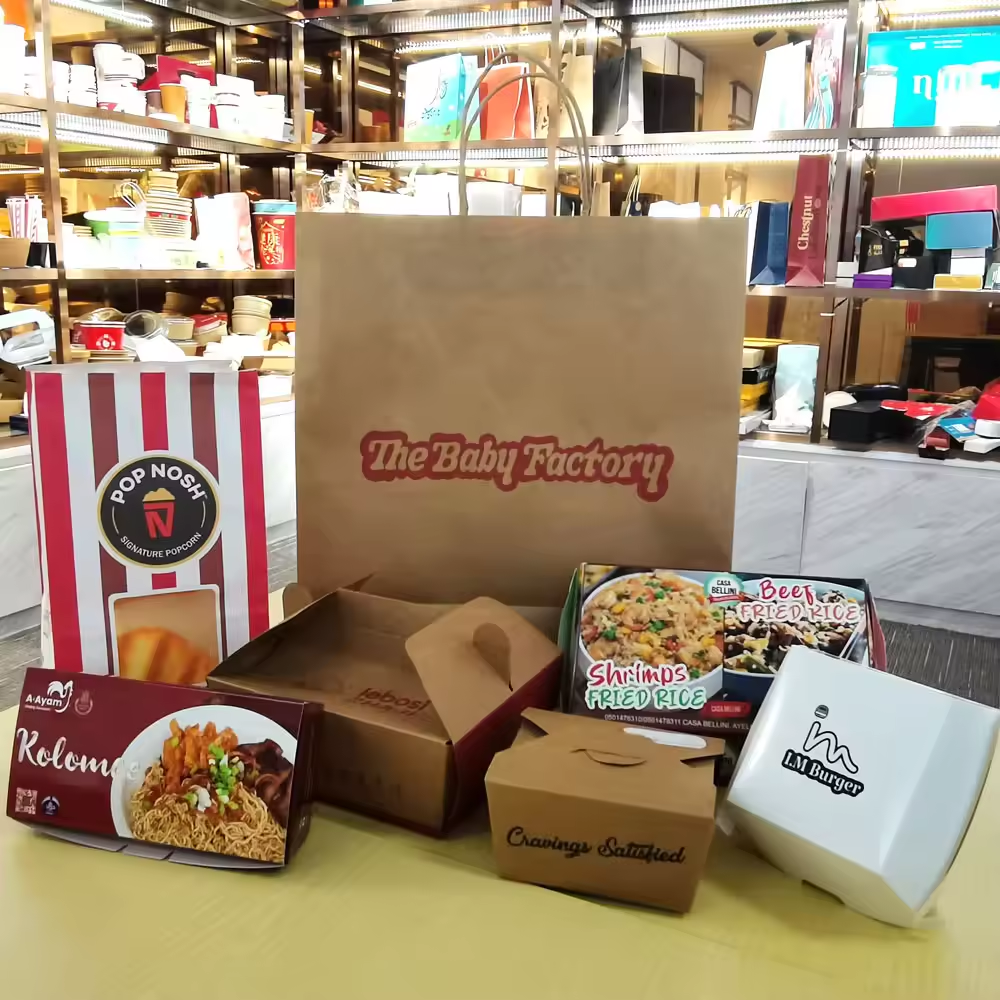 Boîtes et plateaux à emporter