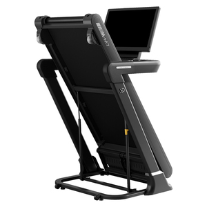 China Manufacturer YPOO Semi Commercial Treadmill Foldable <strong>Running</strong> Machine 135*52cm <strong>Running</strong> Area with YPOOFIT APP