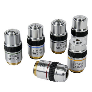 Gran oferta de microscopios biológicos con interfaz estándar RMS de 20,2mm, sistema óptico, lente de objetivo de microscopio - Product Image 1
