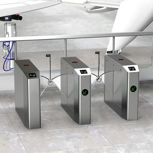 Produttore Cartoon sicurezza HDPE Flap cancello tornello sistema di controllo di accesso con riconoscimento facciale e RFID per la barriera della metropolitana - Product Image 6